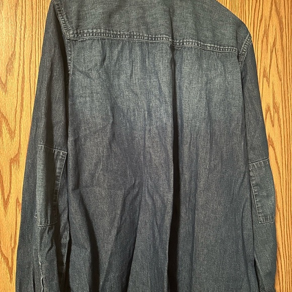Banana Republic Indigo Denim Shirt Size XL - Picture 8 of 8
